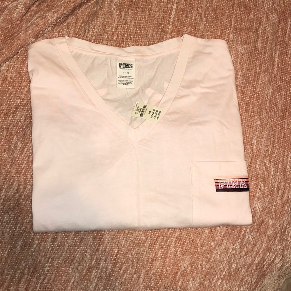 PINK vs big comfy tee